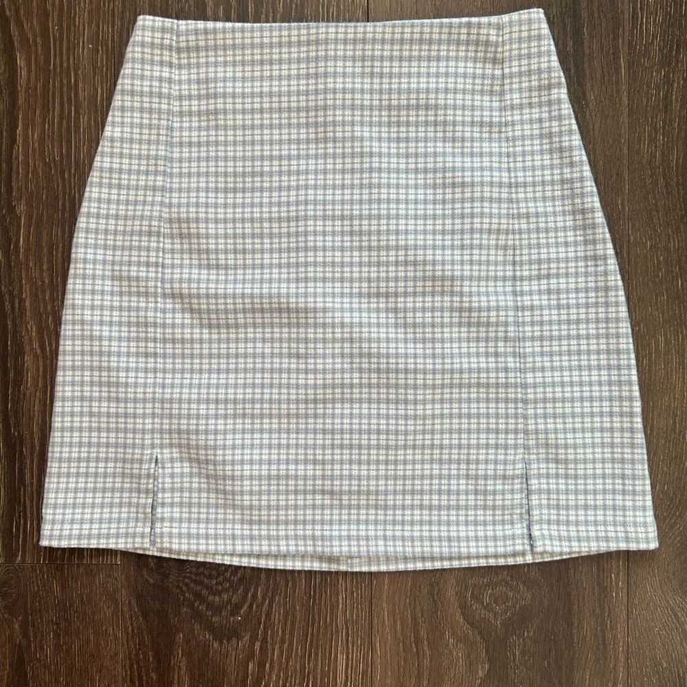 Brandy Melville Plaid Pencil Skirt